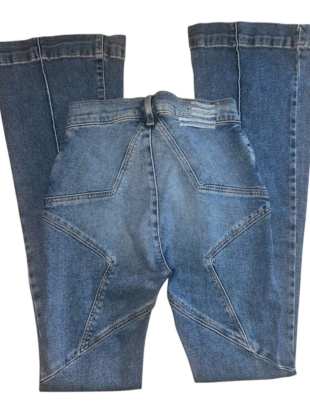 Women’s Blue Star-Patch Jeans
